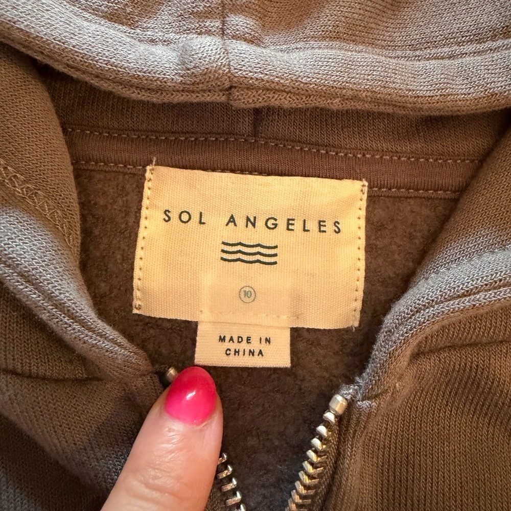 NWT Sol Angeles Waves Zip Hoodie - Picture 3 of 4